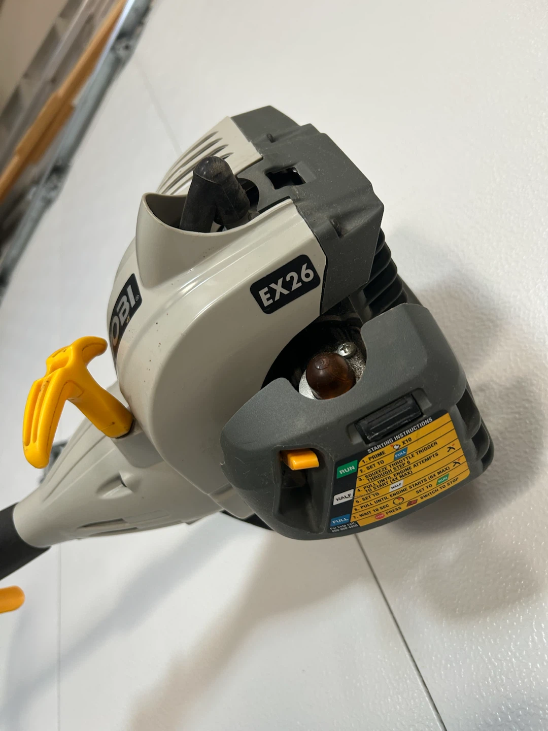 Ryobi RY28005 26cc Gas tiller - photo 2