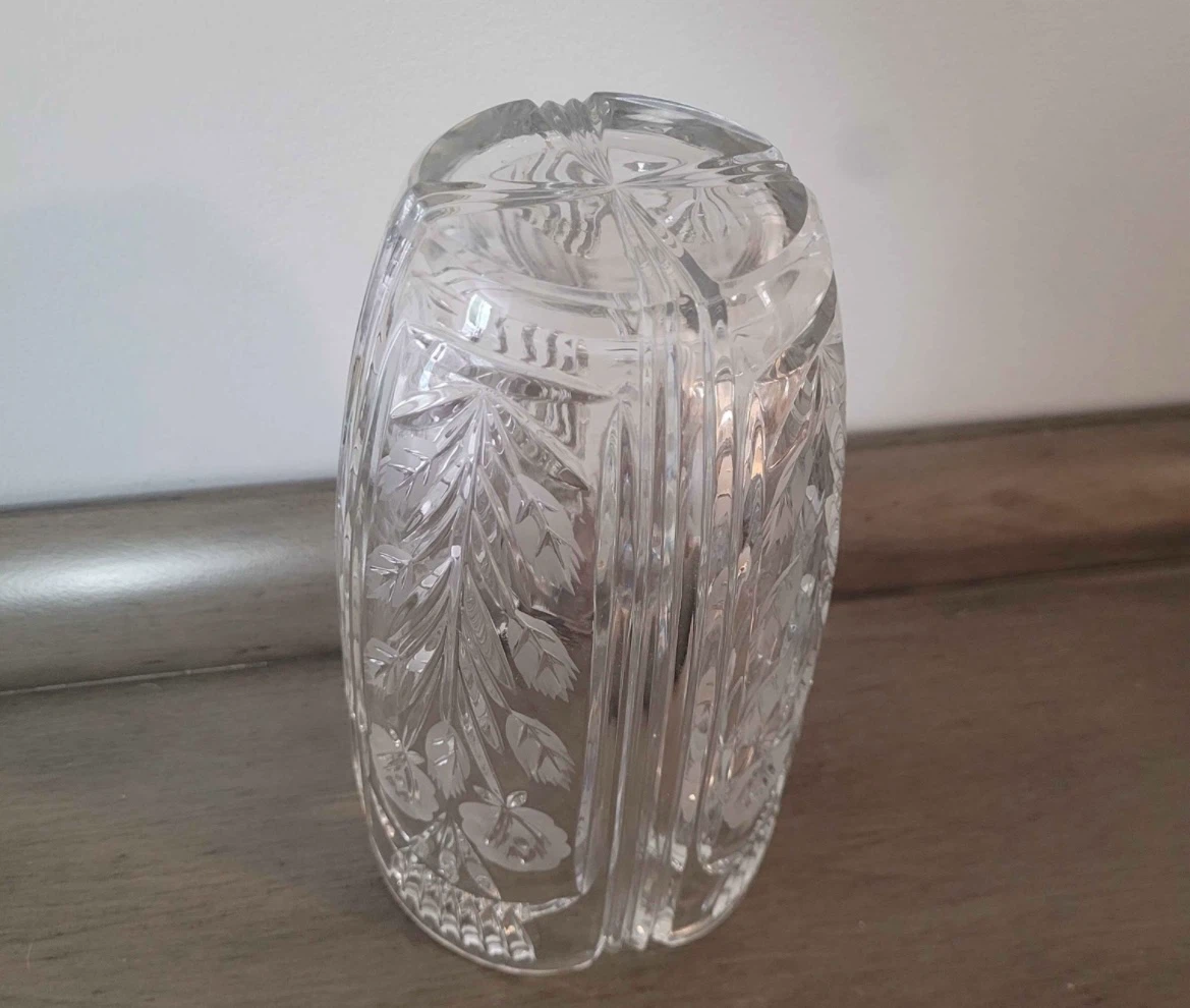 Crystal glass vase - photo 2