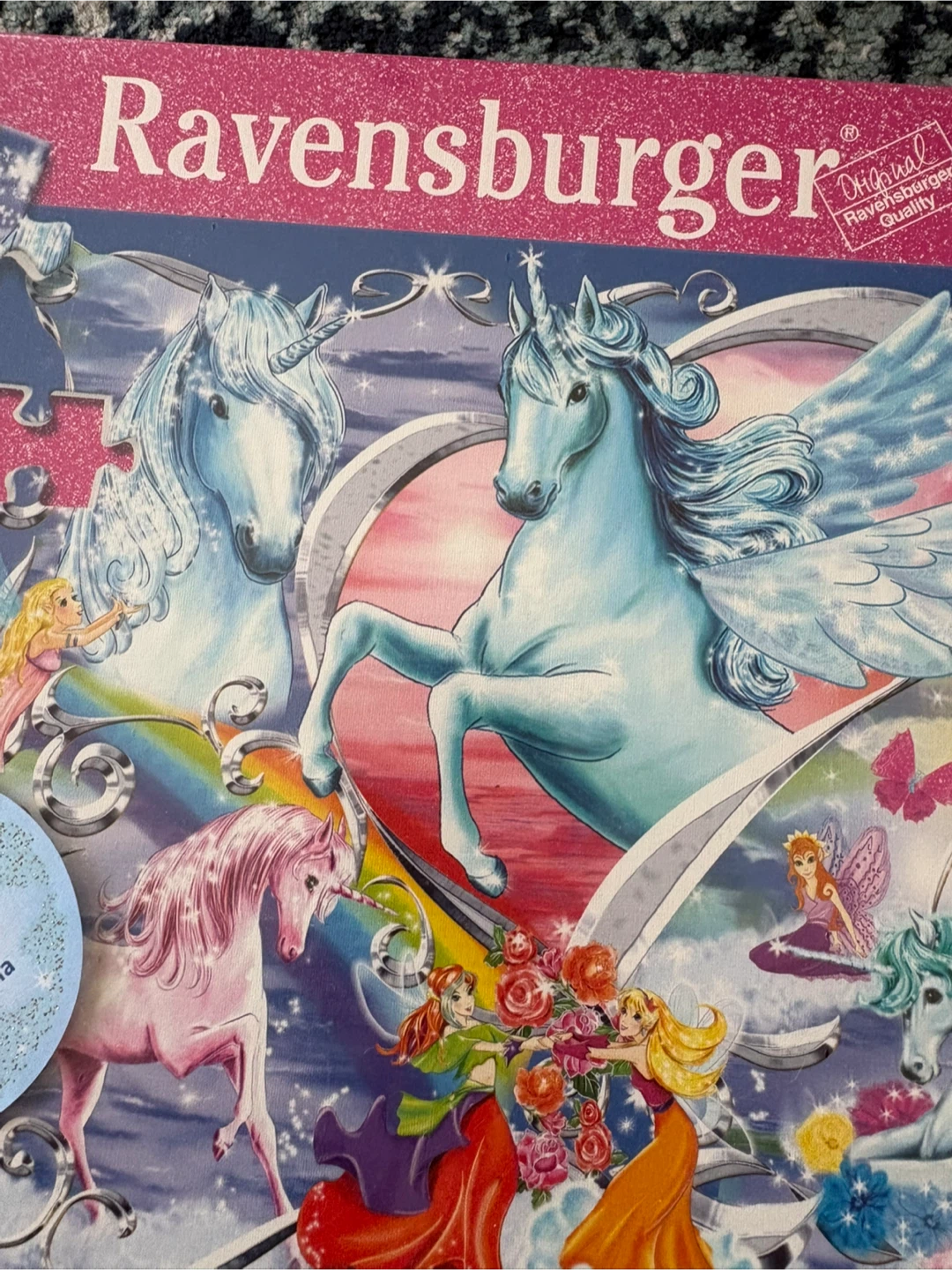 Ravensburger XXL 100 Piece Glitter unicorn Puzzle - photo 3