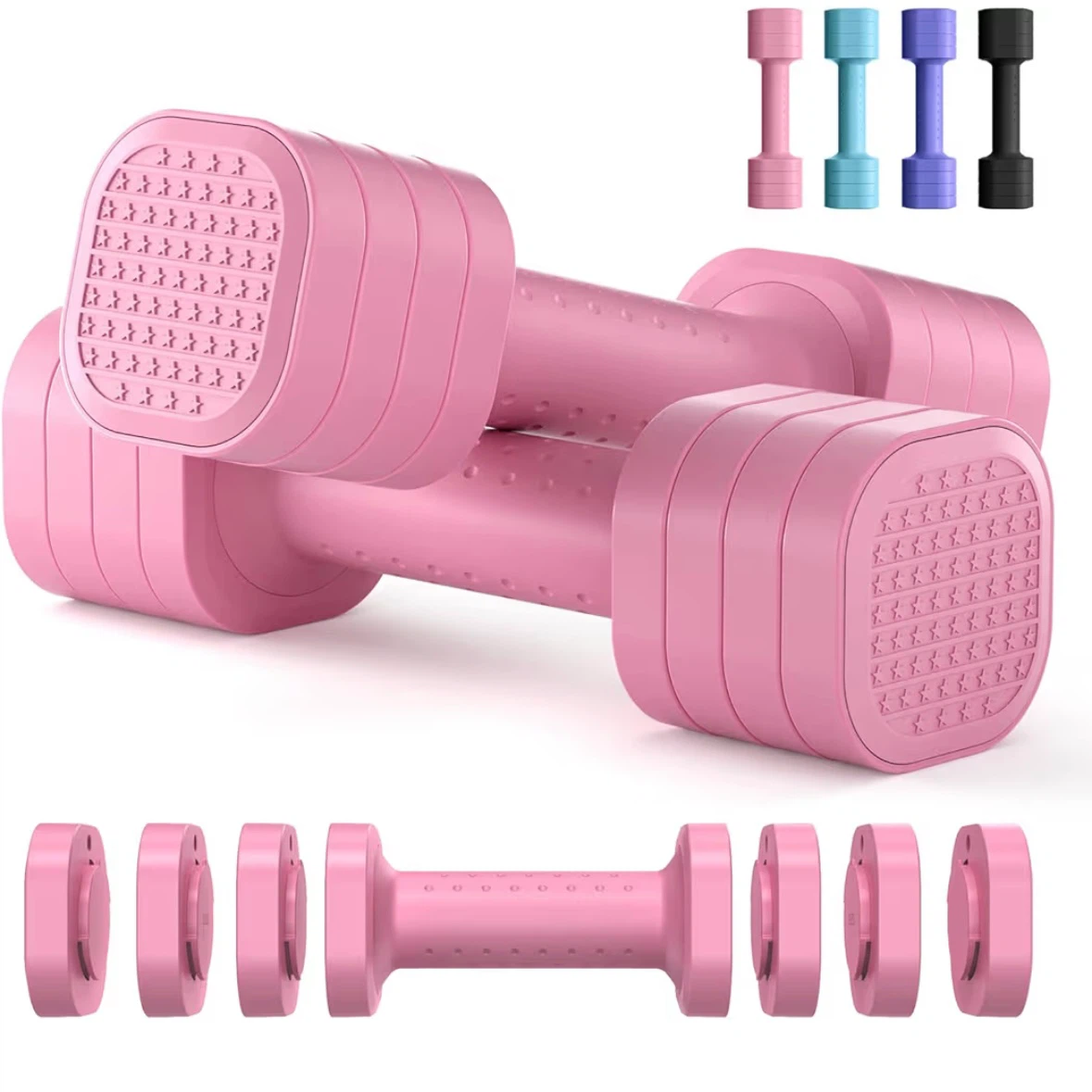 Adjustable Dumbbells (Pair) - Pink