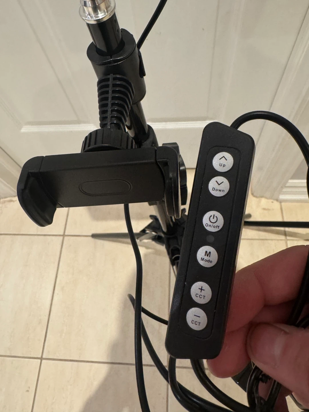 LED Ring Light Set with Tripods and Remote - photo 3