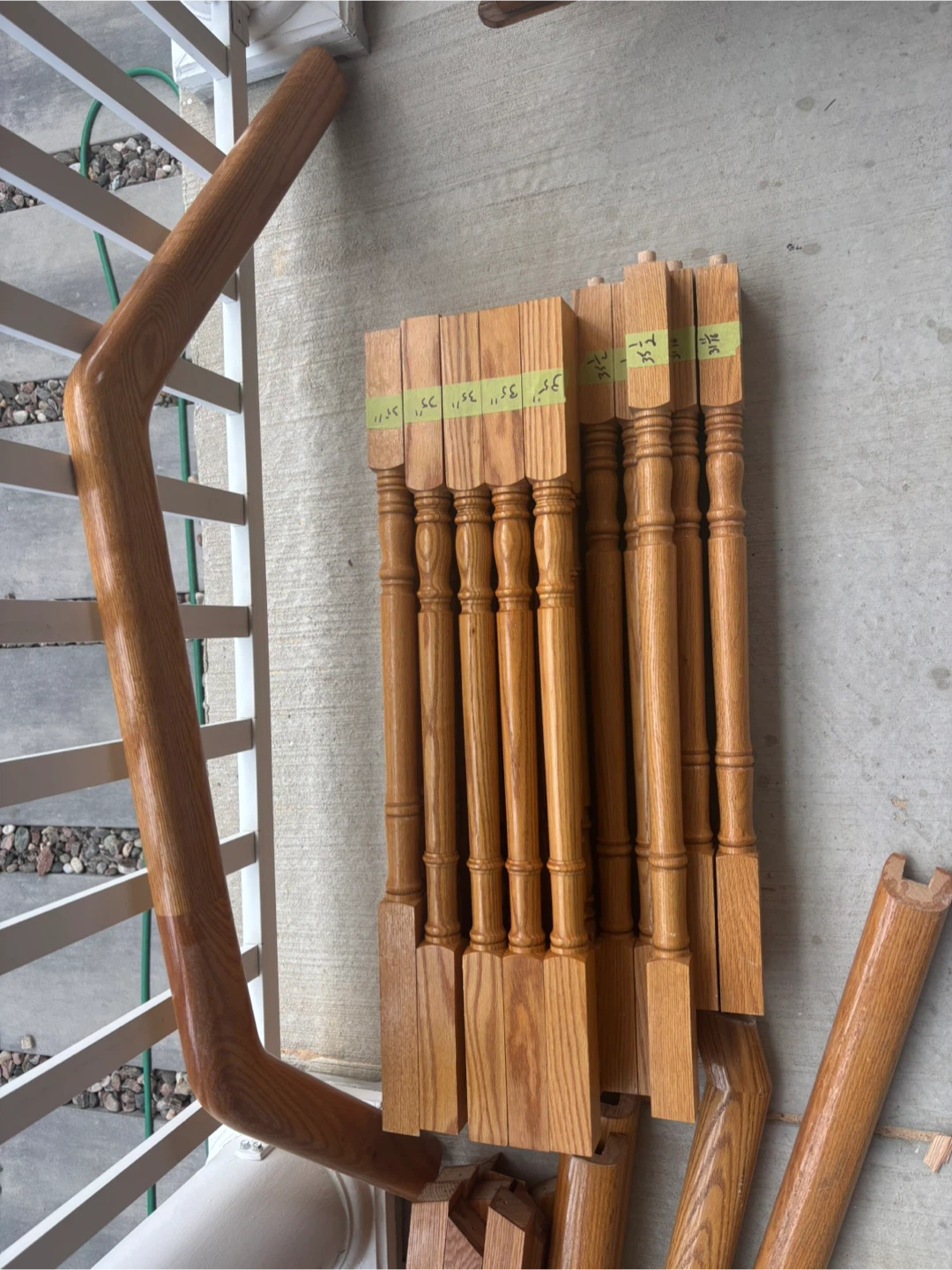 Wooden Stair Spindles - Solid Oak