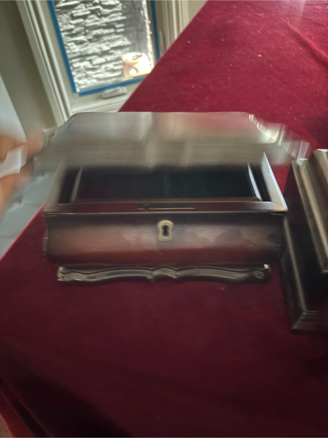 Wooden Jewelry Box with Drawer - photo 3