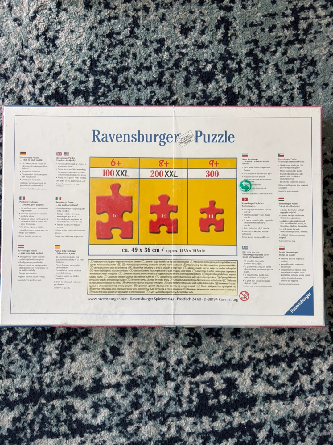 Ravensburger XXL 100 Piece Glitter unicorn Puzzle - photo 4