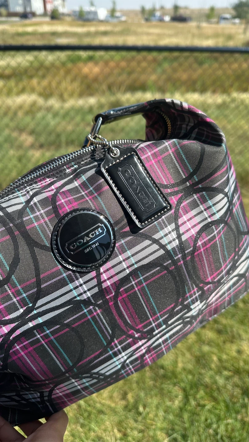 Coach Tartan Plaid Hobo Purse - photo 4