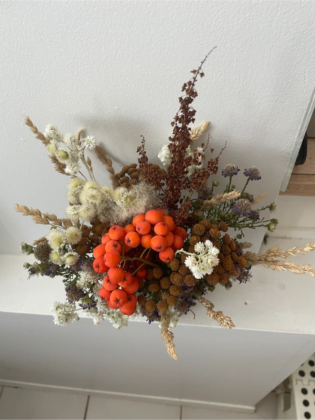 Dried Flower Arrangement in Vase - photo 2