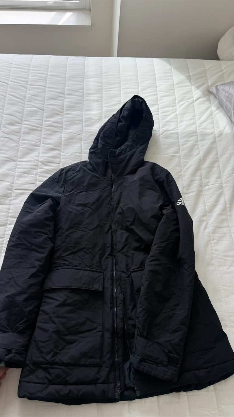 Adidas Black Hooded Jacket
