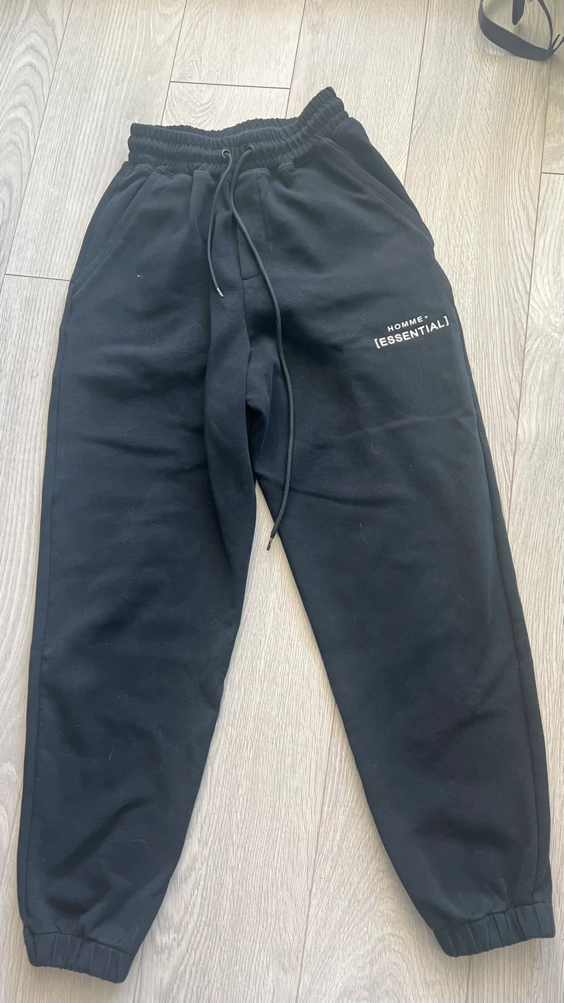 2 Homme Essential Black Joggers & 1 BadFive pants - photo 2