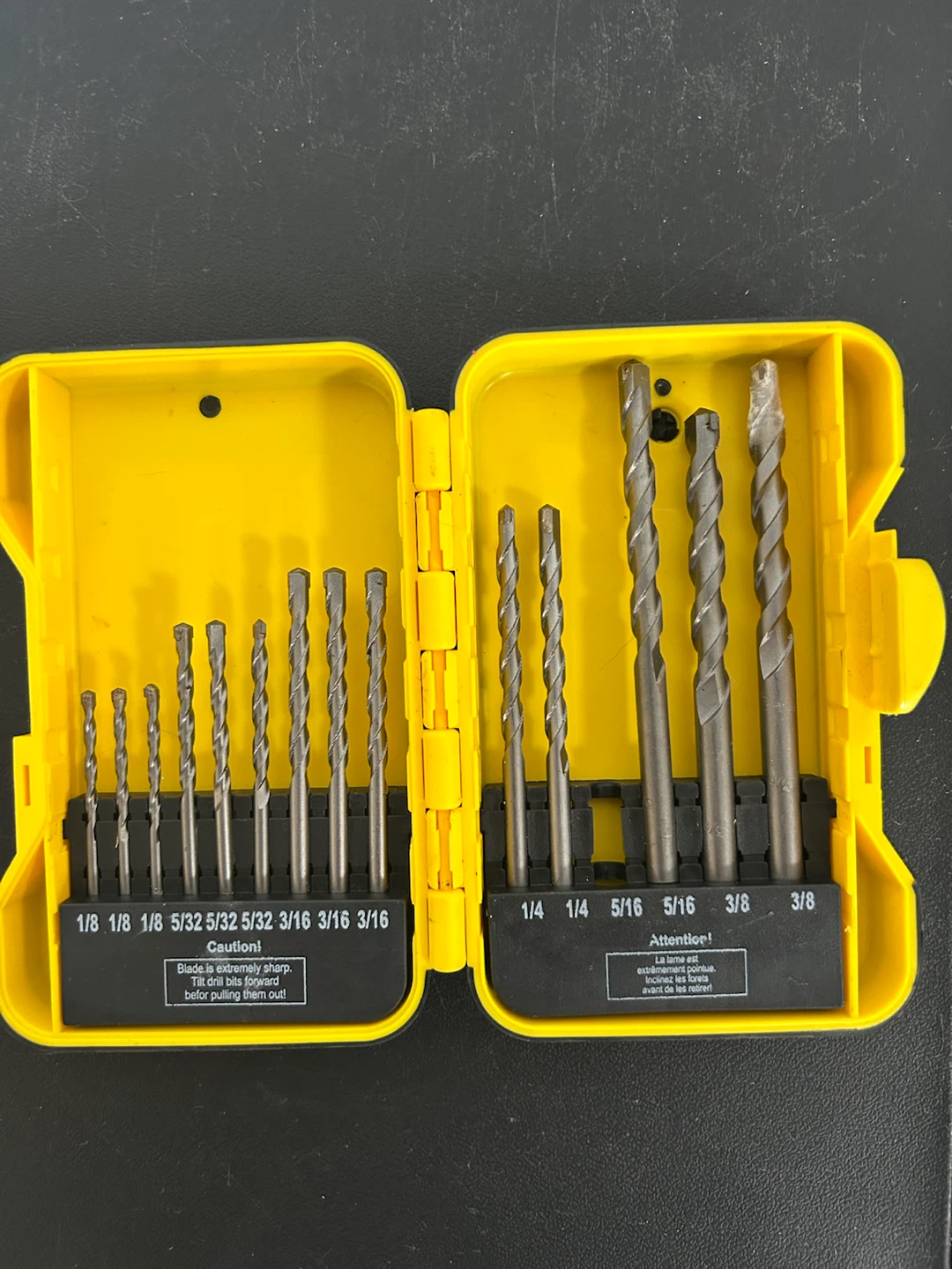 WORKPRO Masonry Drill Bit Set