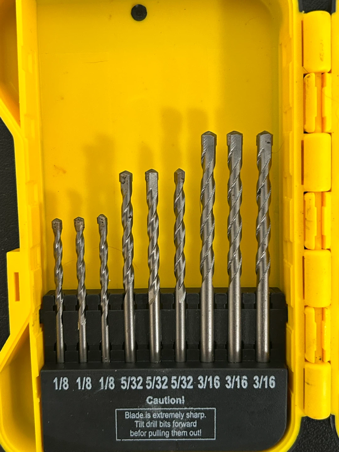 WORKPRO Masonry Drill Bit Set - photo 2