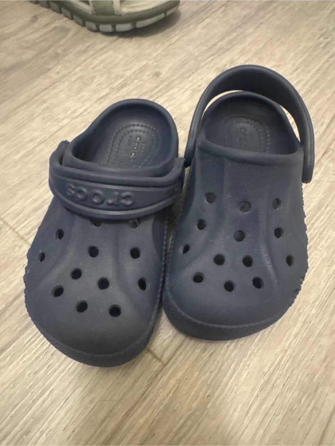 Navy Blue Crocs - Kids Size C7
