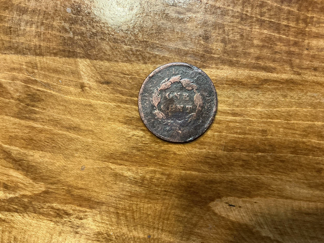 1831 USA CORONET Head Cent Coin ! - photo 4