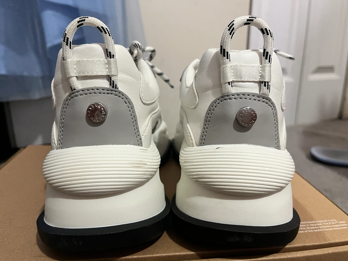Steve Madden White & Grey Chunky Sneakers - photo 4