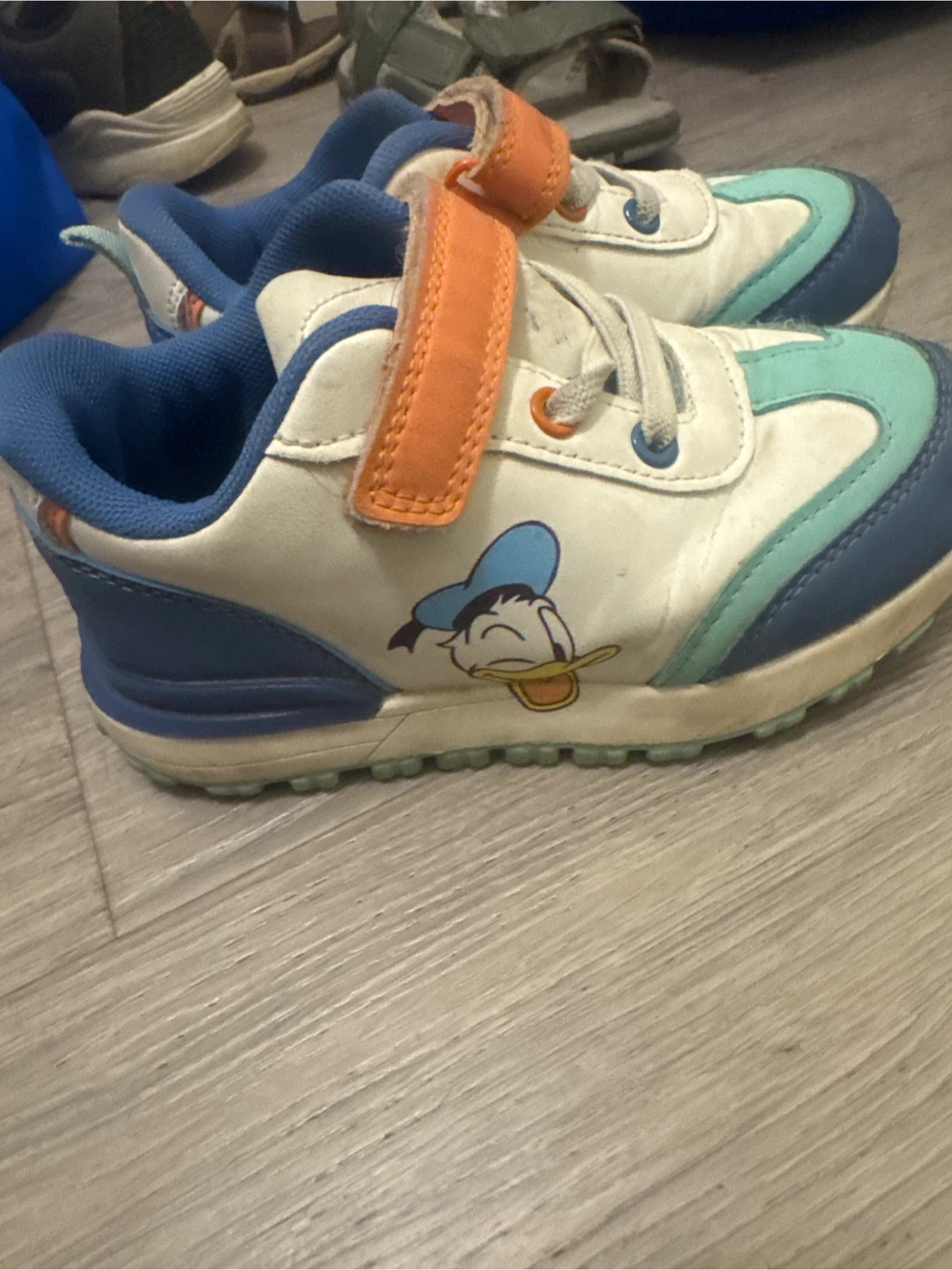 Kids' Sneakers with Donald Duck and Mickey Mouse Graphics - photo 2