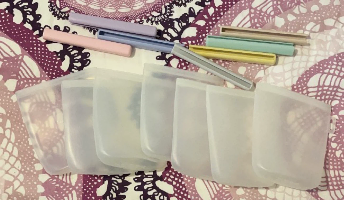 Reusable Silicone breastmilk storage Bags - photo 2