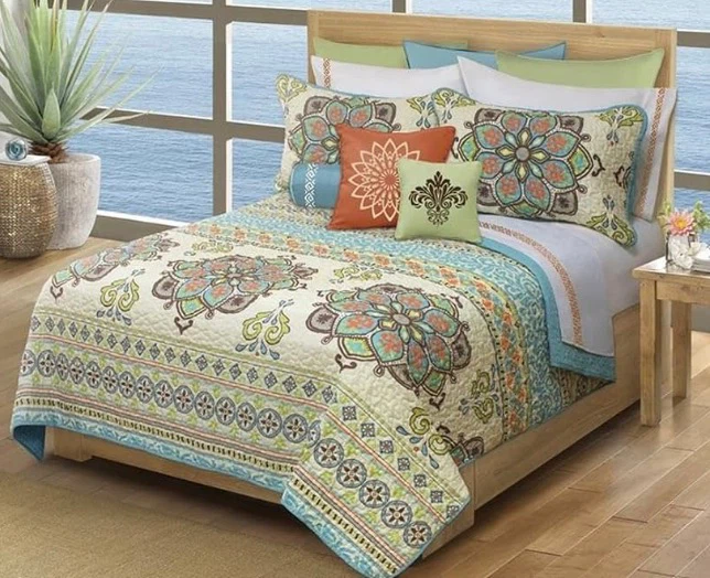 Safdie Twin Size Multicolor Quilt Set - photo 4
