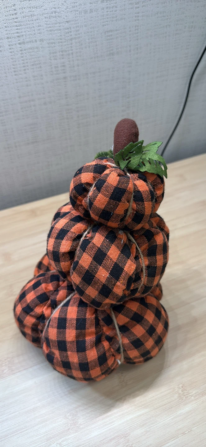 Fabric Pumpkin Stack Decoration