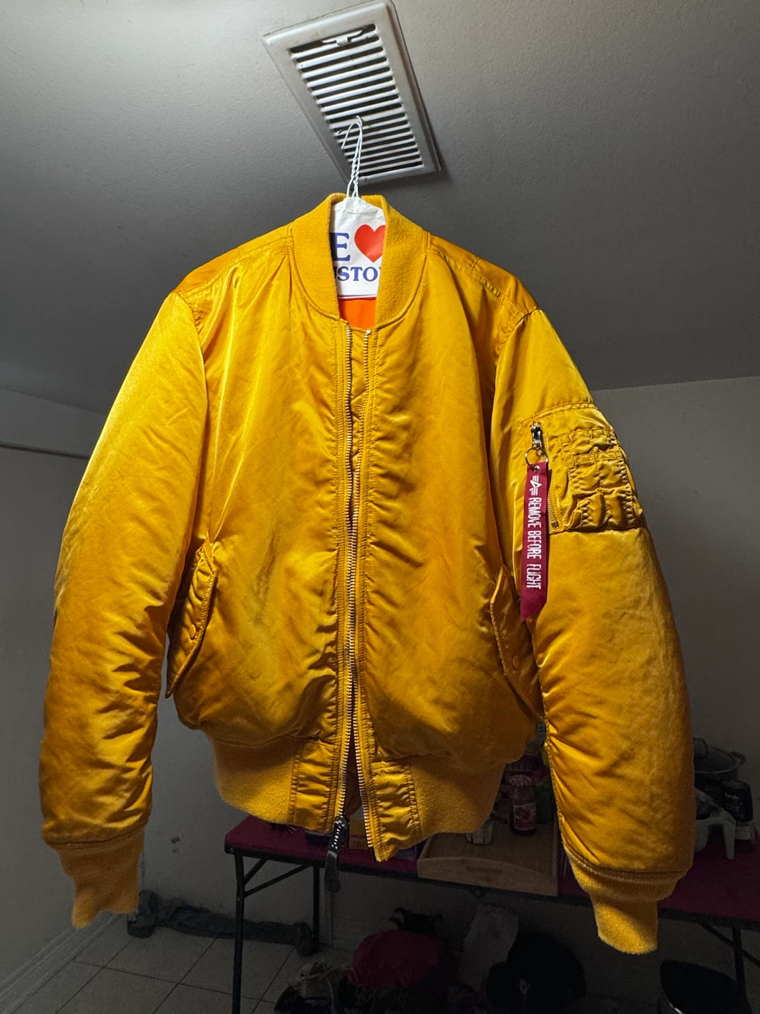 Alpha Industries Bomber Jacket - Yellow