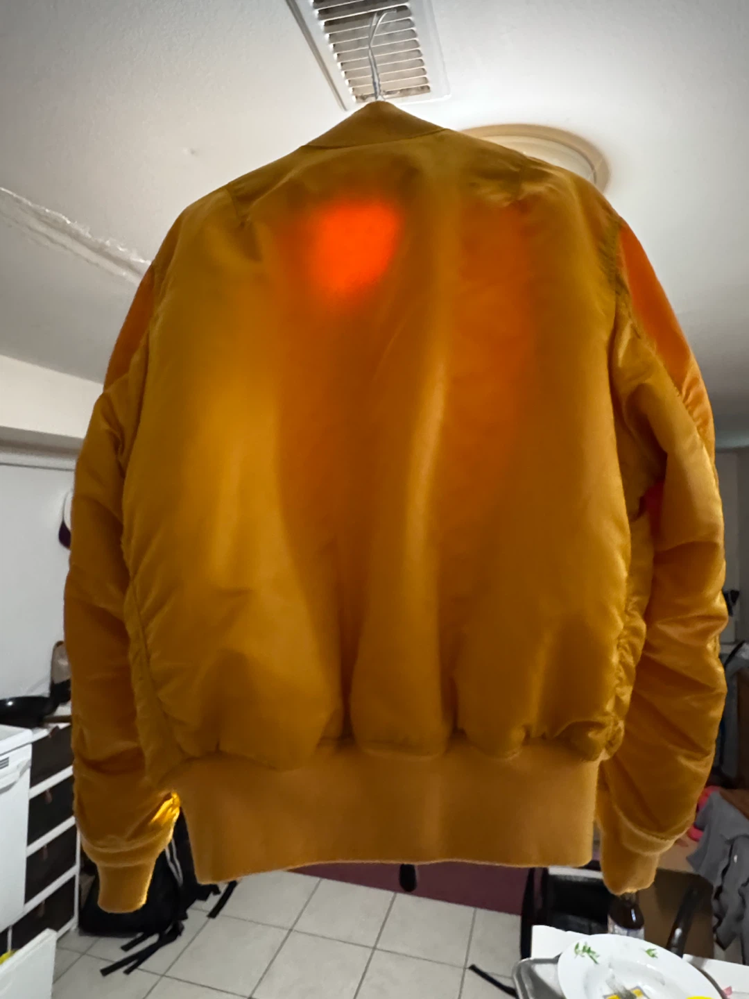 Alpha Industries Bomber Jacket - Yellow - photo 2