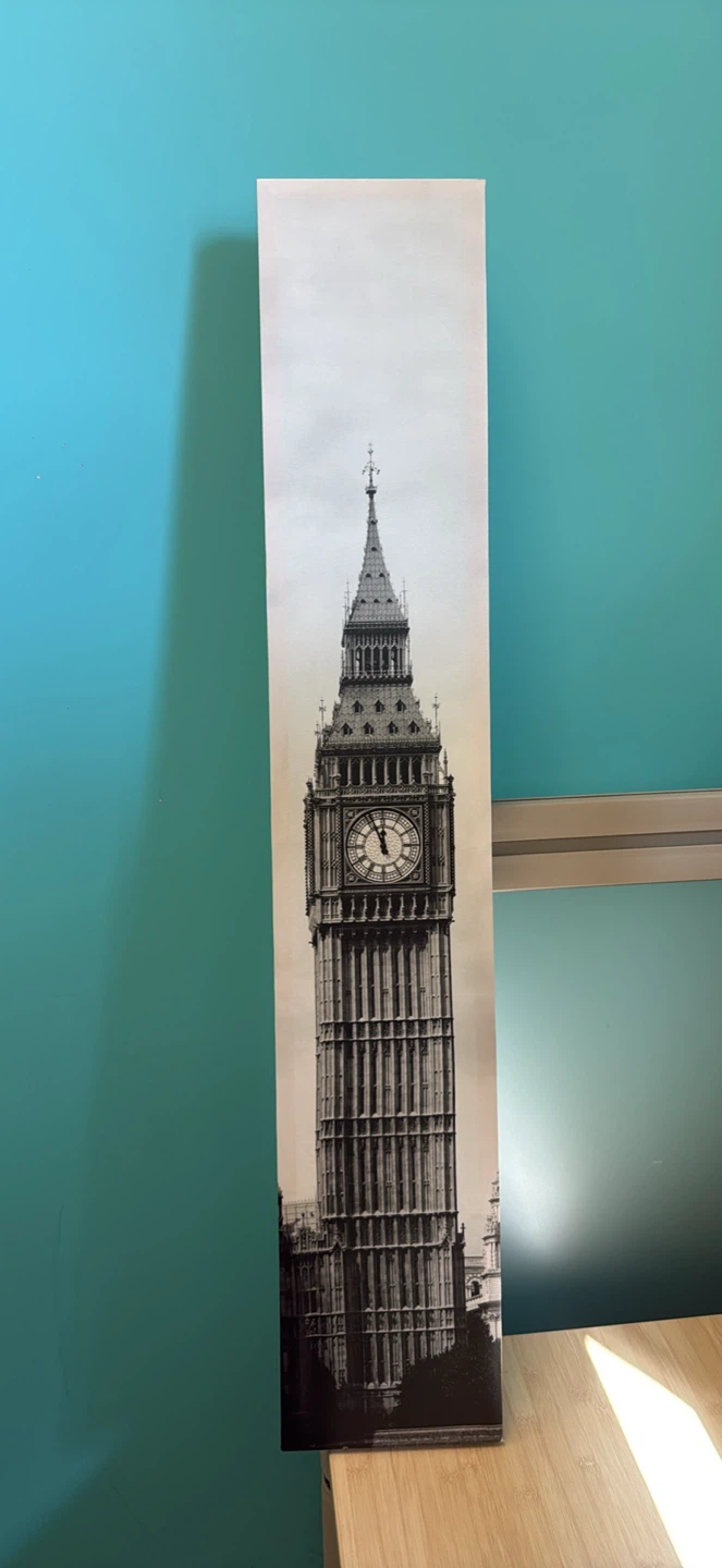 Big Ben Canvas Print 110*20cm