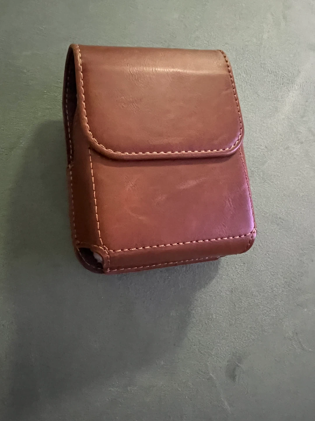 Brown Leather Pouch Case