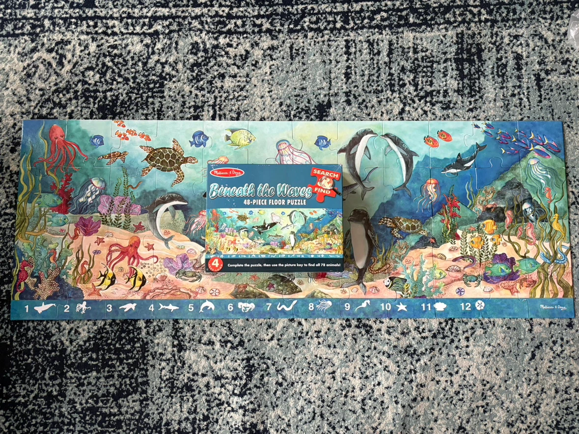 Melissa & Doug Beneath the Waves 48-Piece Floor Puzzle