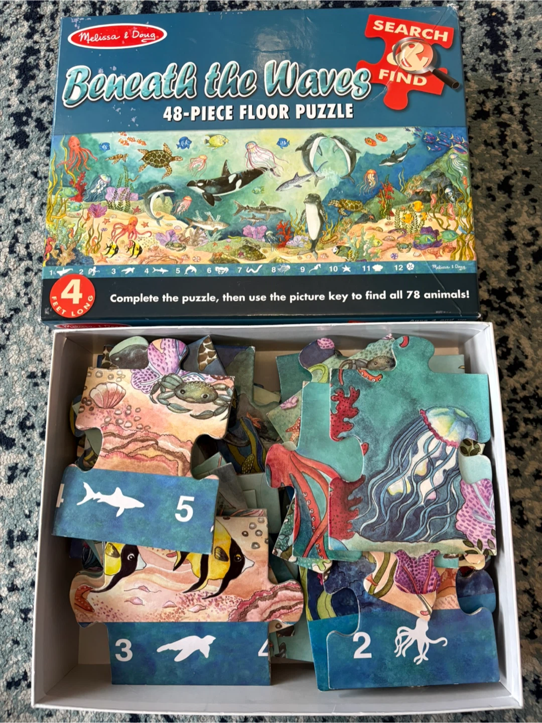 Melissa & Doug Beneath the Waves 48-Piece Floor Puzzle - photo 3