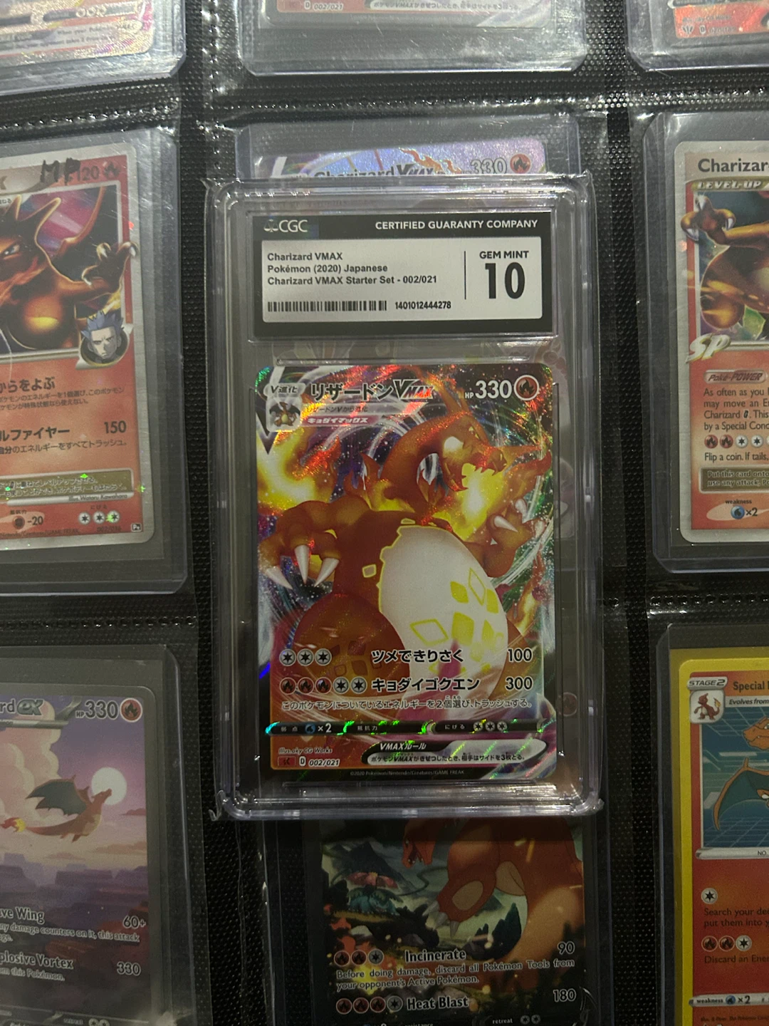CGC 10 Charizard Vmax Japanese starter set