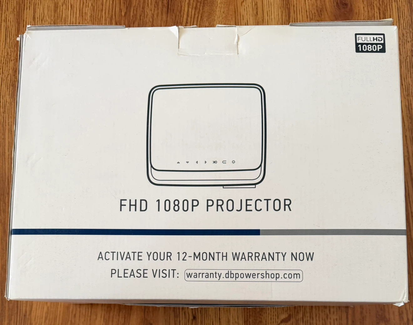 FHD 1080P Projector with Carrying Case