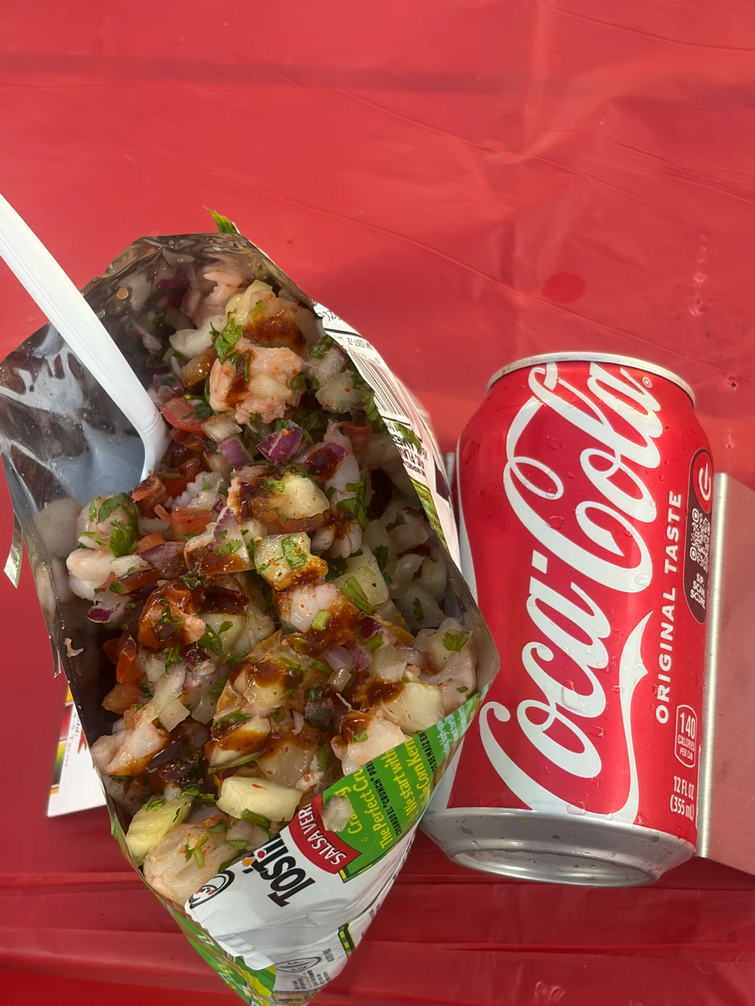 Tosti Aguachile or Ceviche