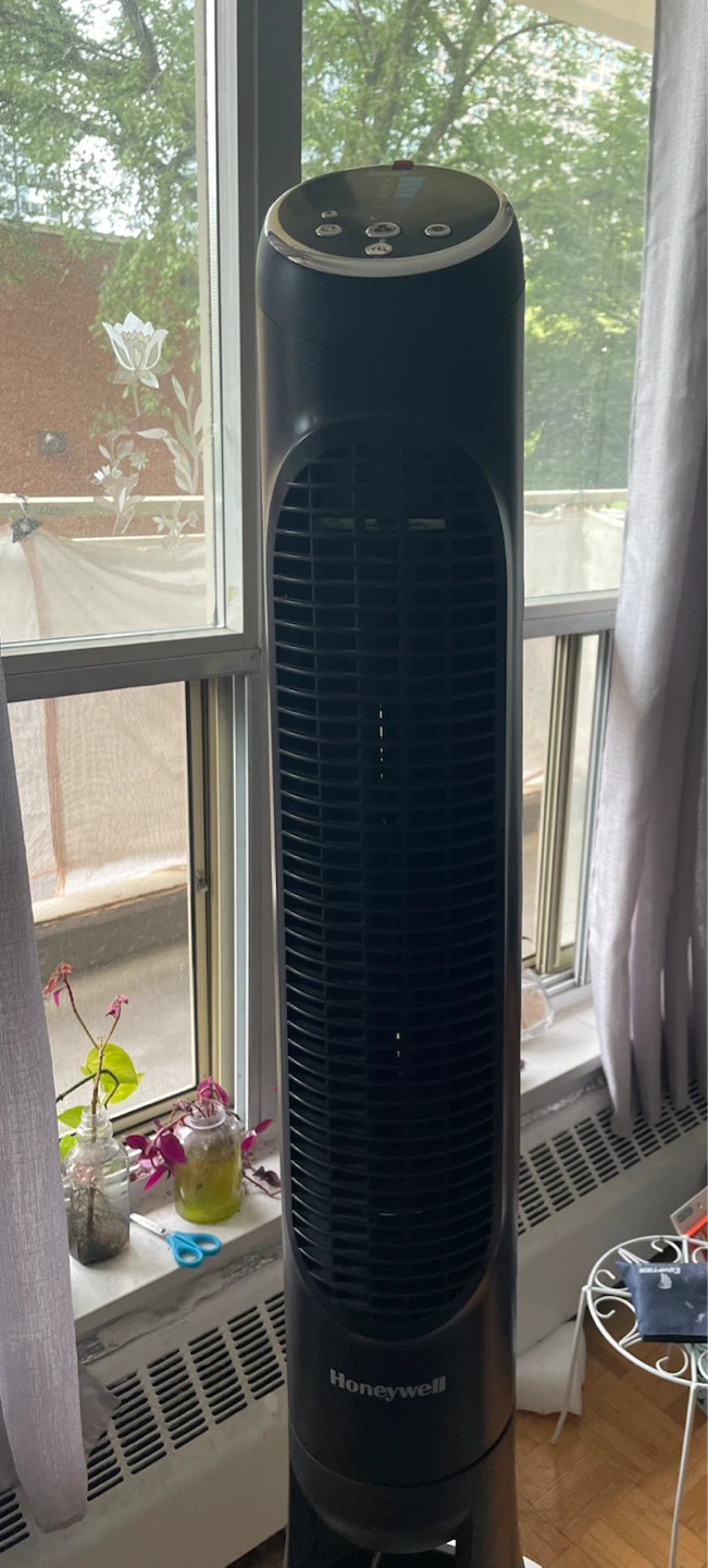 Honeywell QuietSet 8-Speed Tower Fan - Black - photo 2