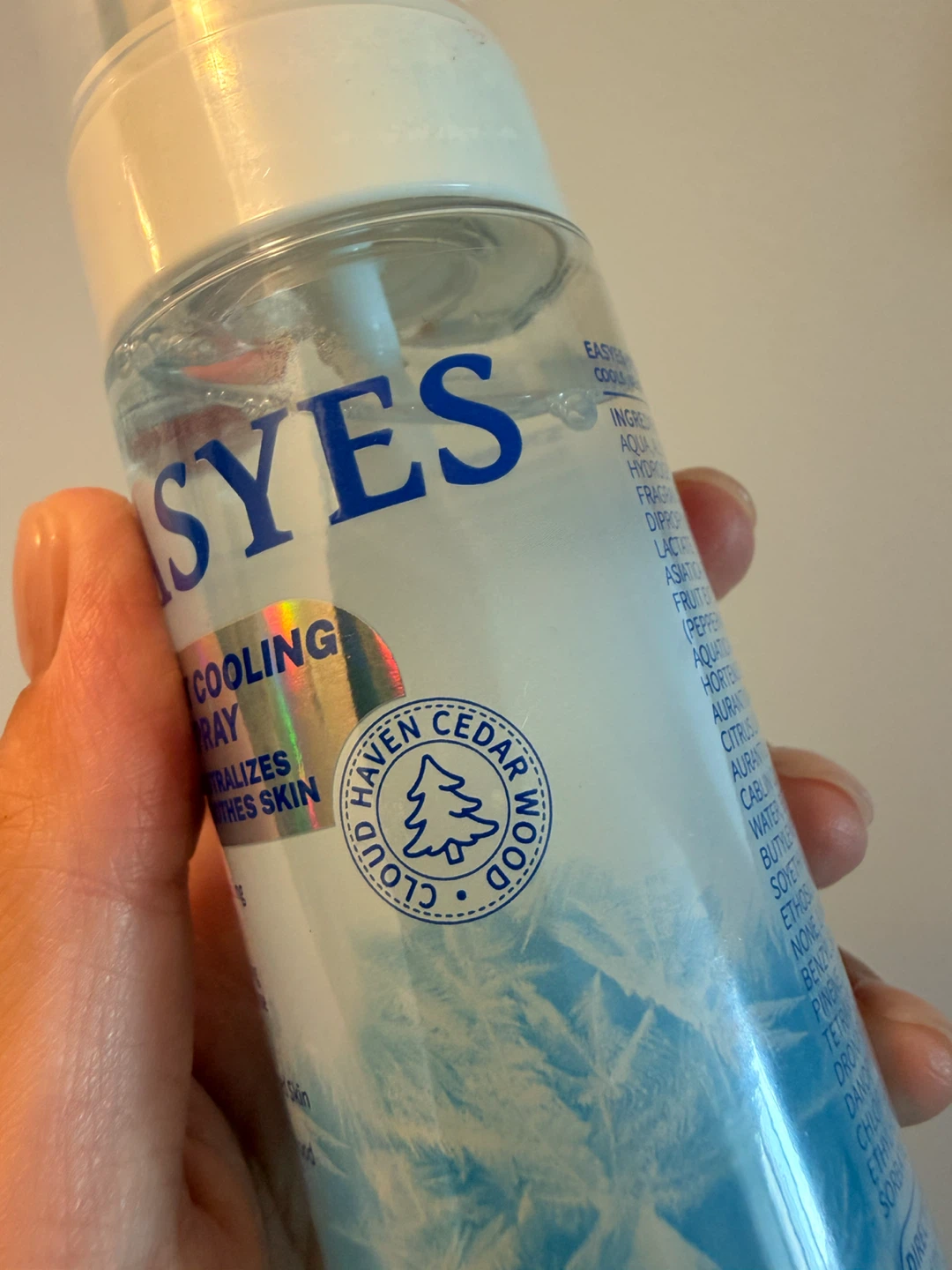 Easyès Instant Cooling Body Spray - photo 3