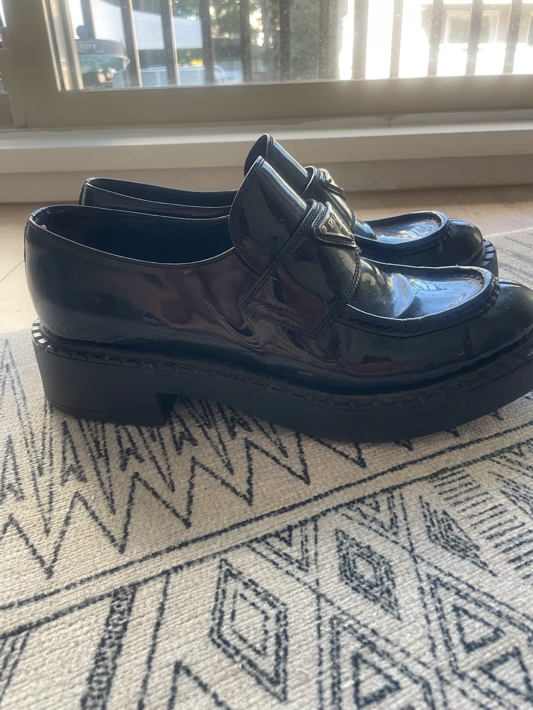 Prada Black Patent Leather Loafers - photo 3