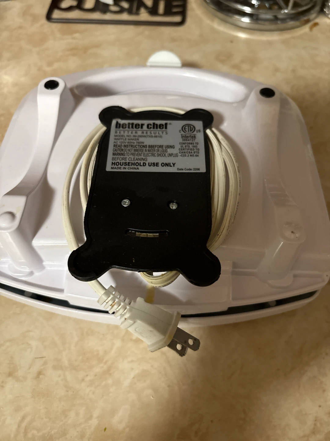Better Chef Waffle Maker - photo 4