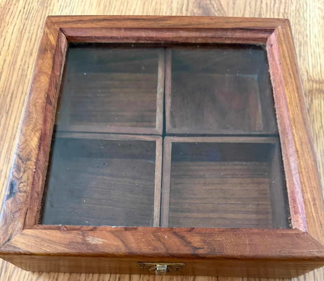 Wooden Organizer Box with 4 Compartments - photo 2