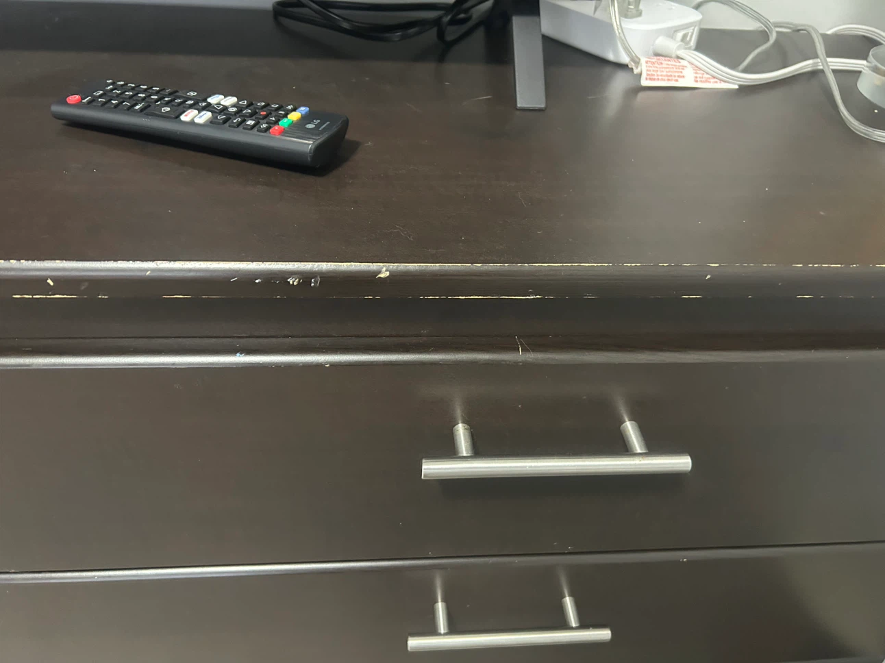 Dark Brown 6-Drawer Dresser - photo 2