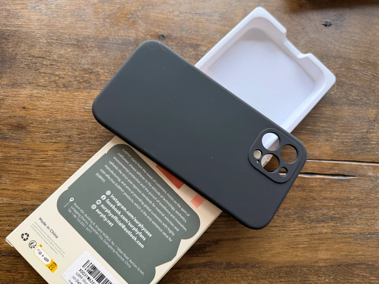 SURPHY Phone Case for iPhone 12 Pro Max 6.7" (Black) - photo 2