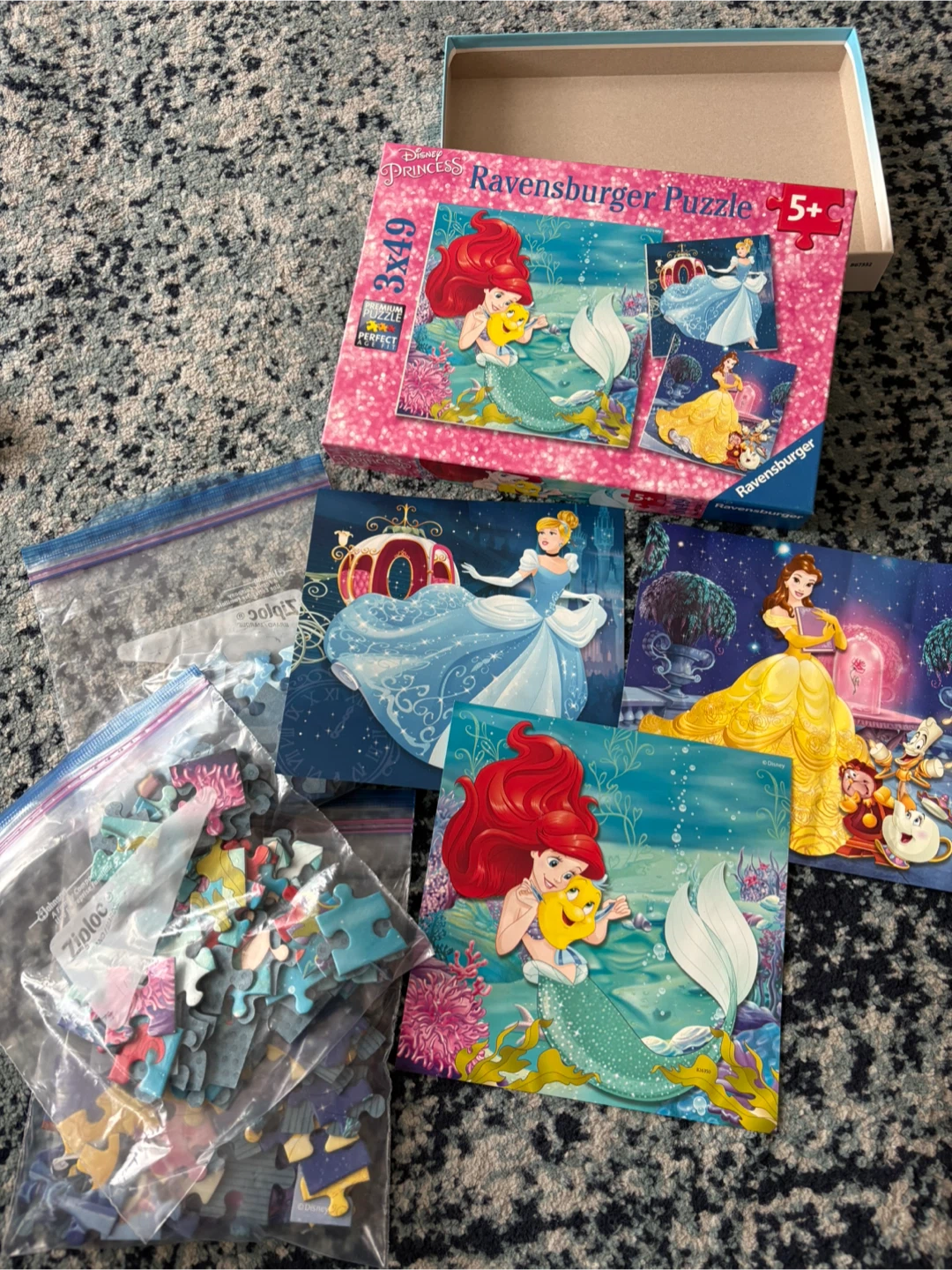Ravensburger Disney Princess 3x49 Piece Puzzle Set - photo 2