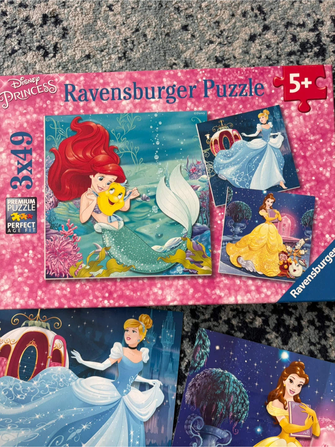 Ravensburger Disney Princess 3x49 Piece Puzzle Set