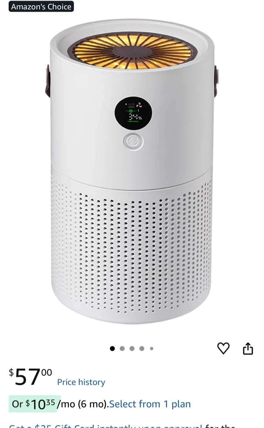 AP01 Air Purifier with HEPA Filter