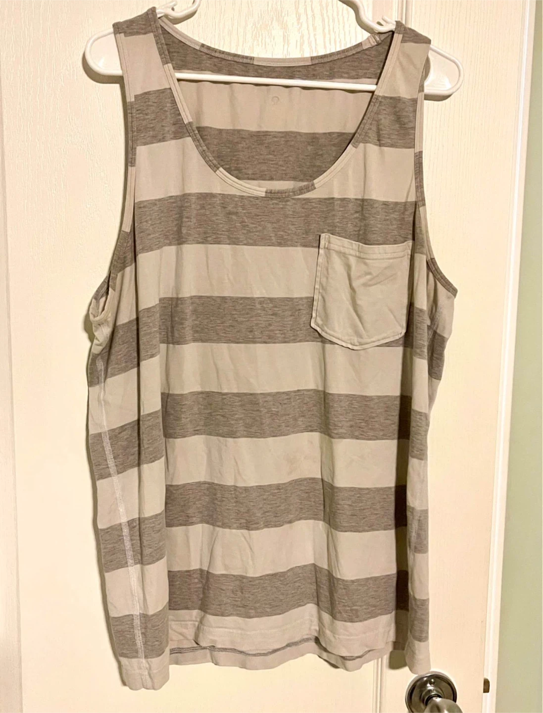Lululemon Striped Tank Top with Pocket