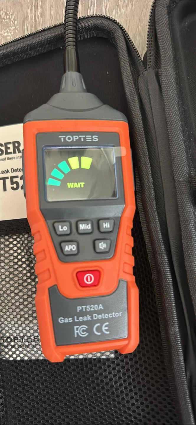 TOPTEST PT520A Combustible Gas Leak Detector with Case - photo 4