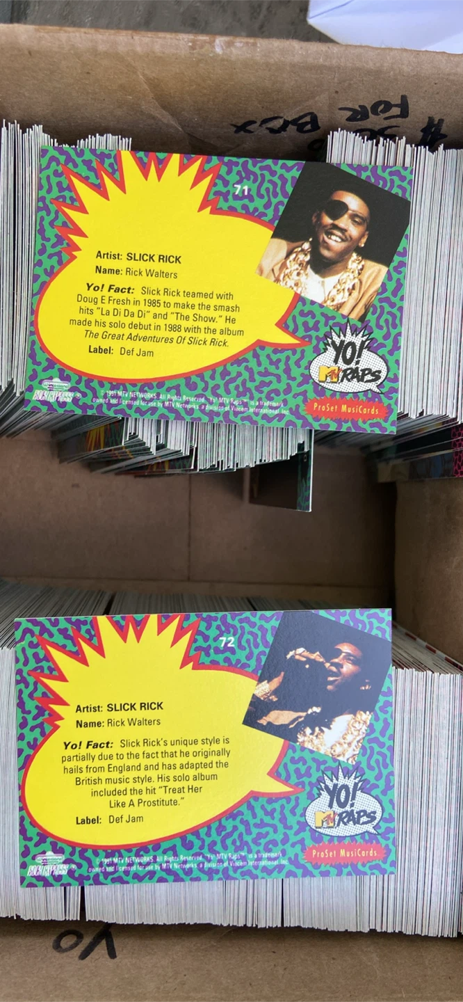 ProSet Yo! MTV Raps Trading Cards Collection - photo 3