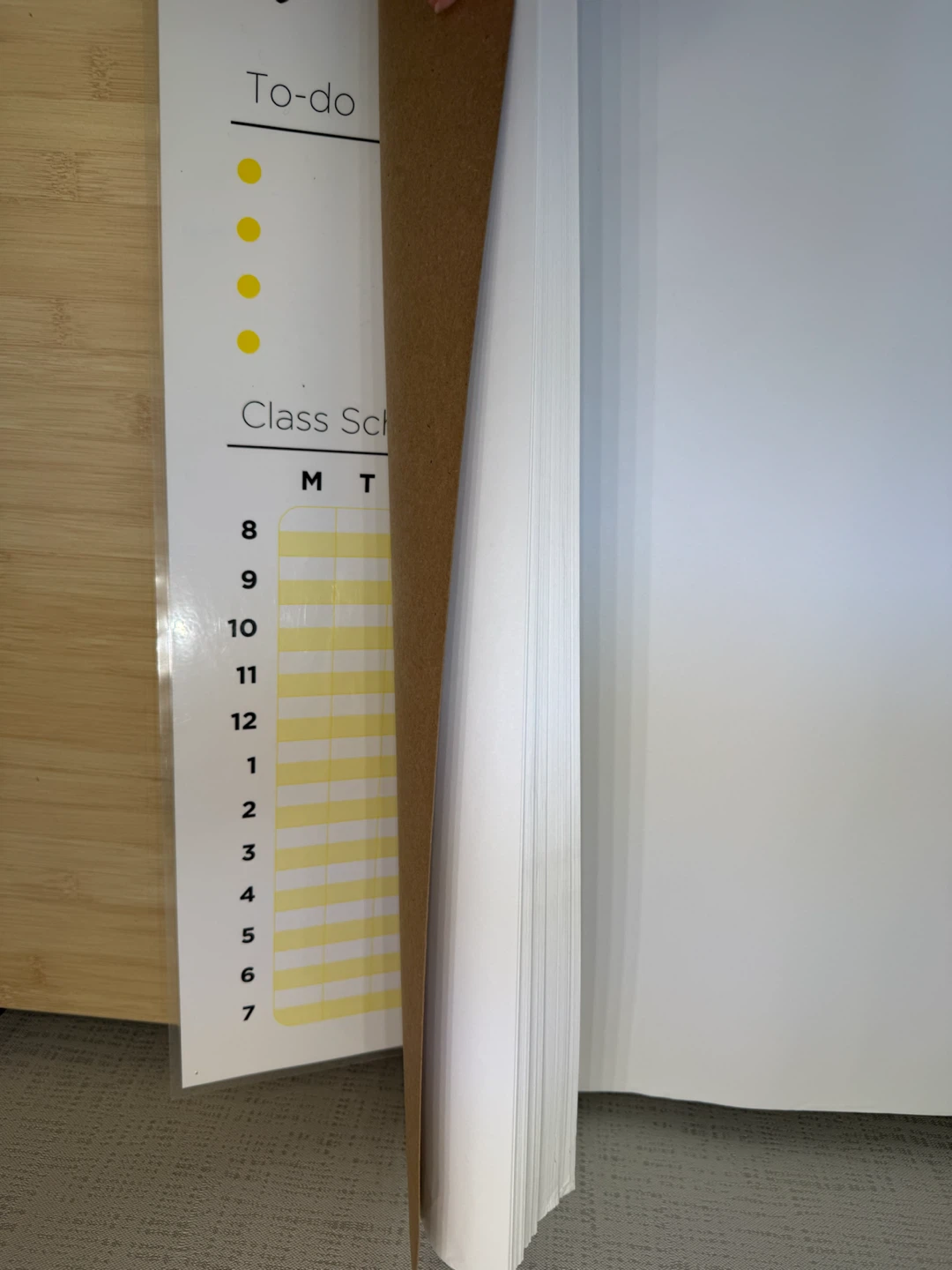 White Paper Roll 85*60cm, 40sheets with a blank calendar - photo 3