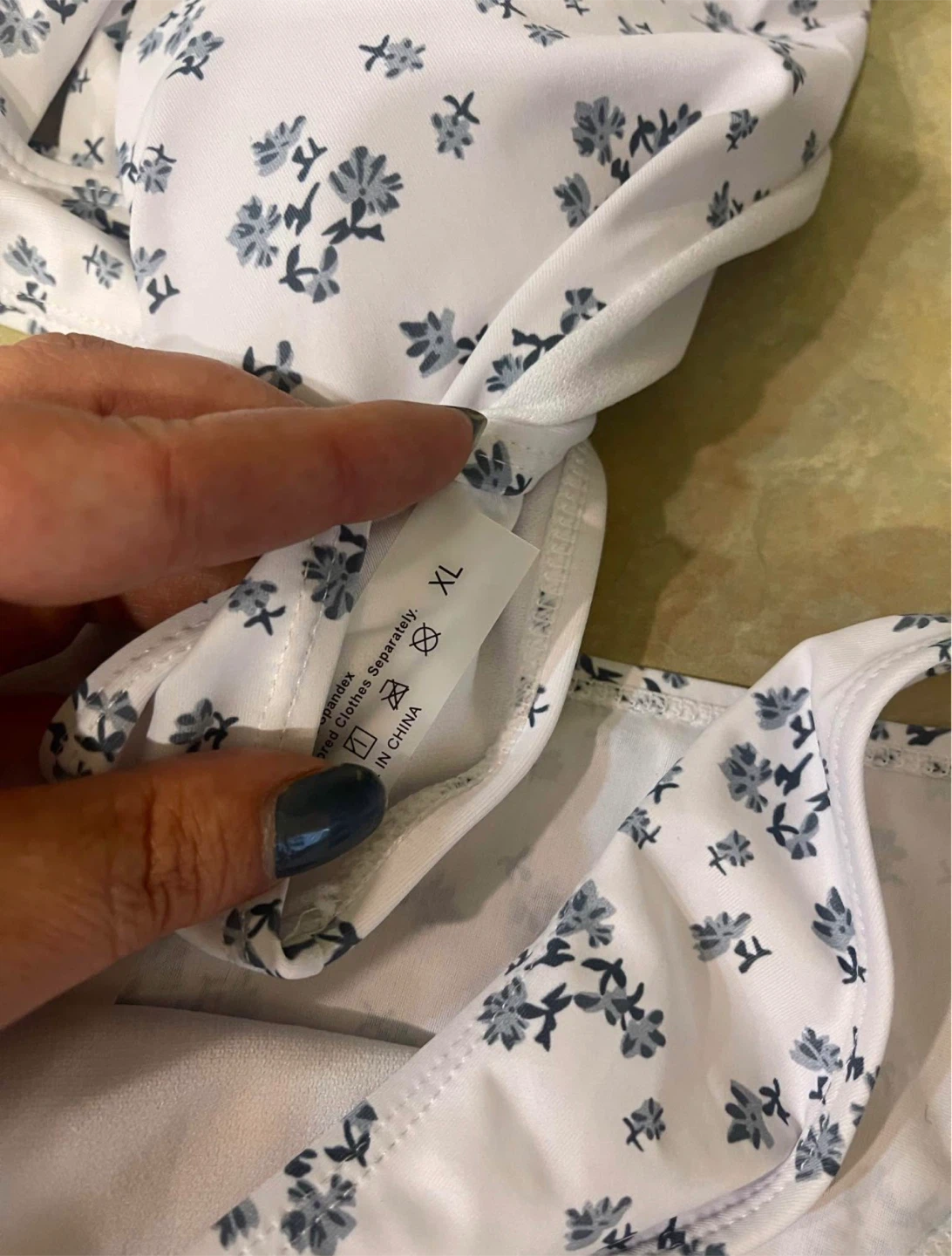 Women's Floral Print Bikini Swimsuit XL - photo 4