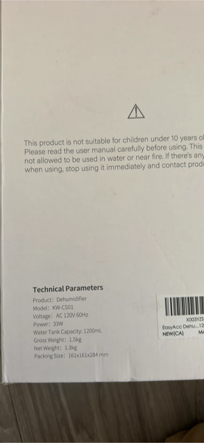 EasyAcc 1200ML Dehumidifier - photo 5