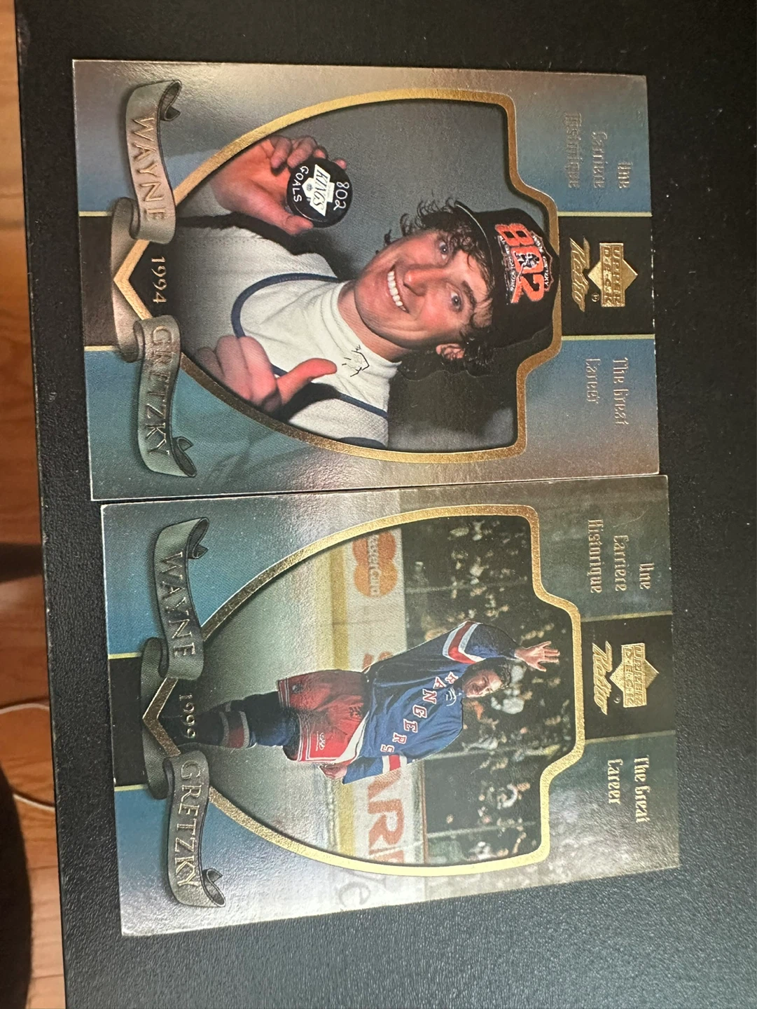 Wayne Gretzky 1994 & 1995 Upper Deck Cards