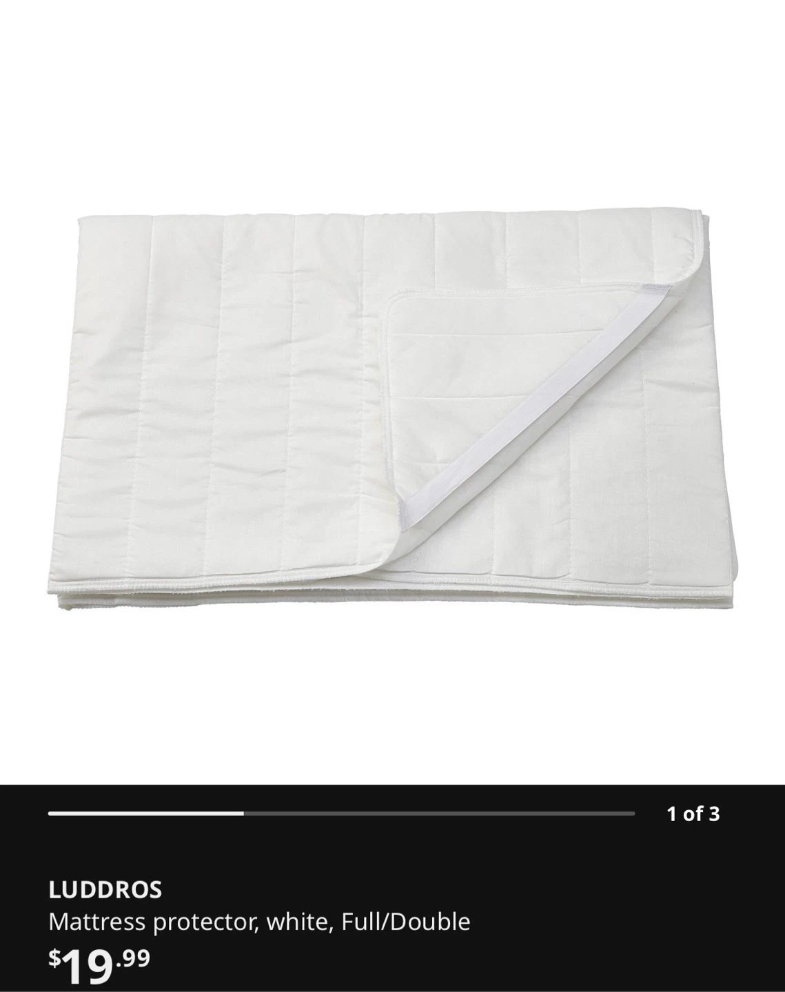 IKEA Double/Full Mattress and Mattress Protector - photo 4