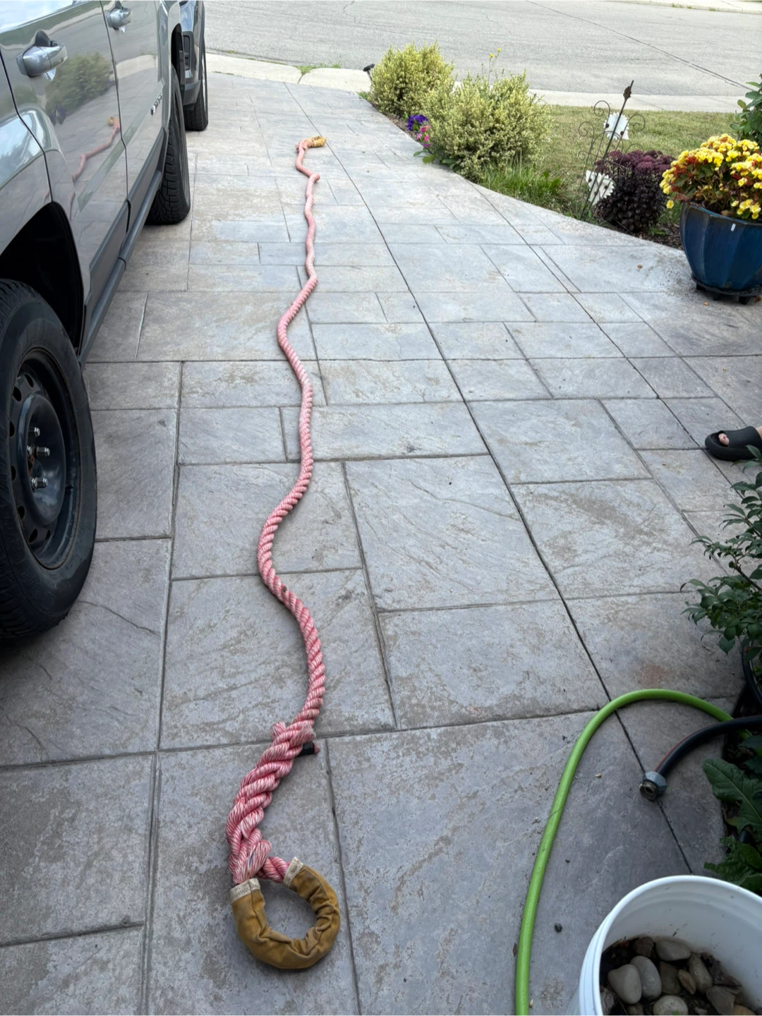 Heavy Duty Tow Rope with Padded Loops
