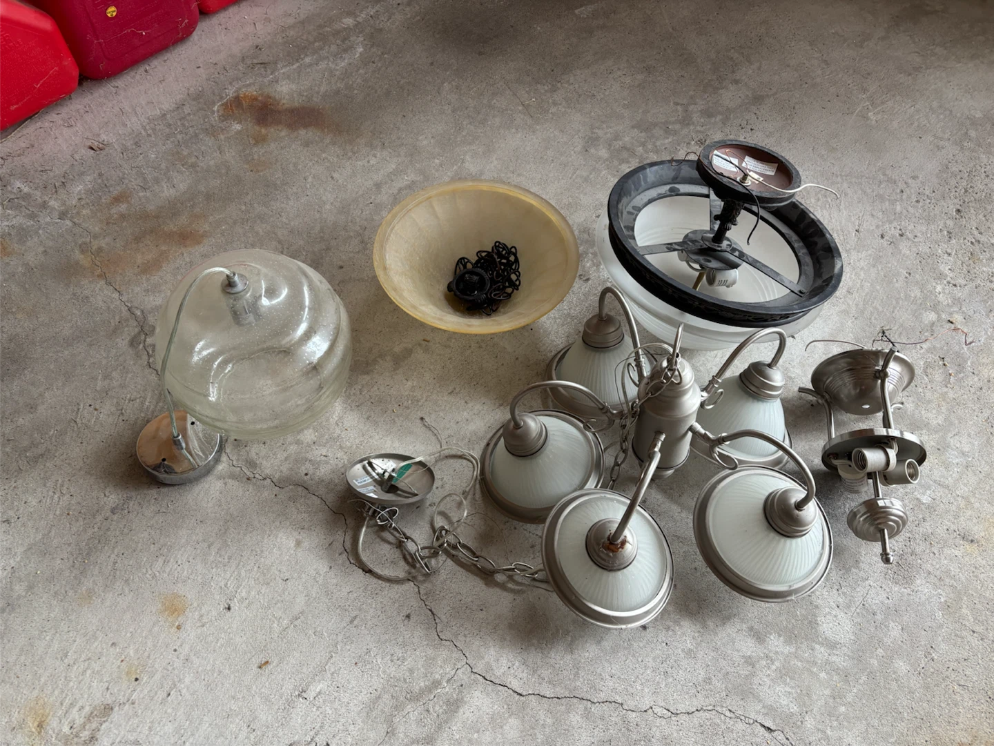 FREE Assorted Ceiling and Vanity Light Fixtures